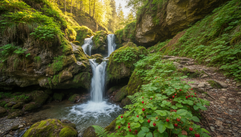 Kanjon reke Izubre Golija vodopadi Kanjon reke Izubre Golija vodopadi